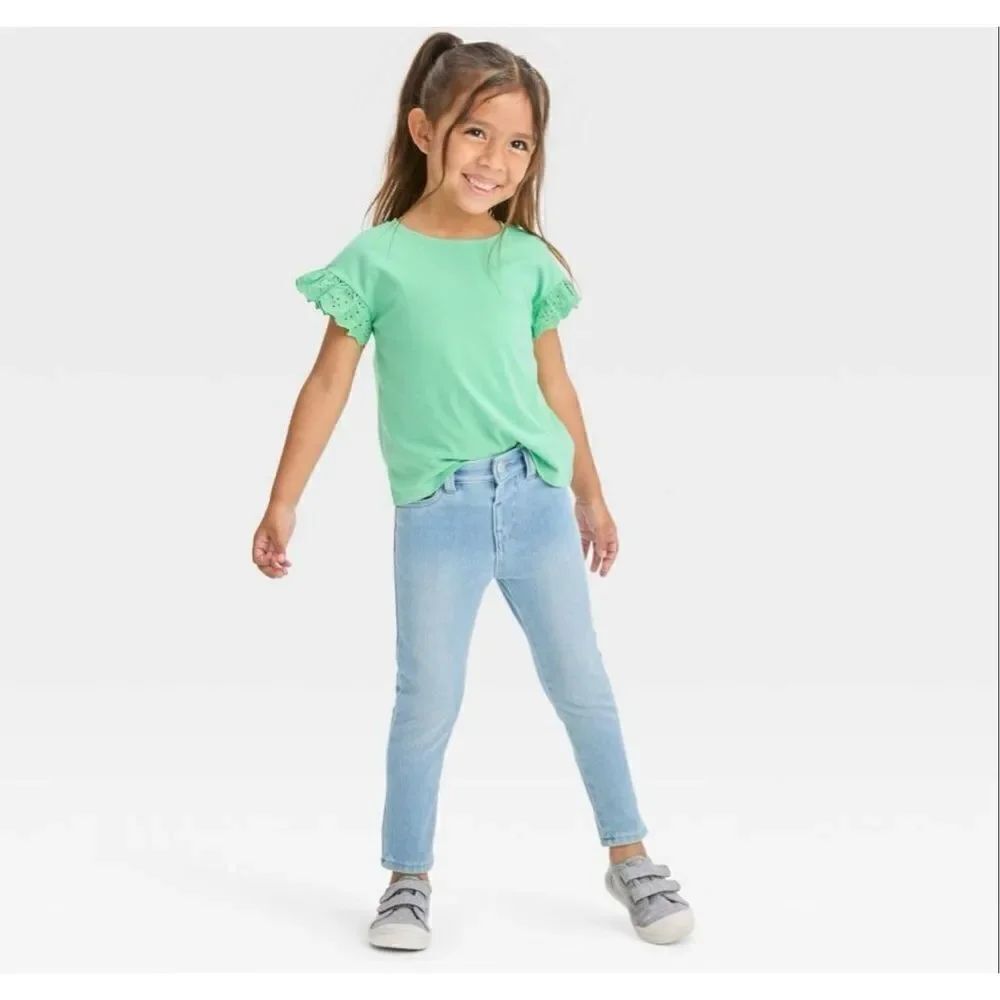 NWT Toddler Girls Cat & Jack Super Soft Jegging Jeans w Stretch - Sz 2T